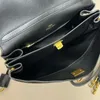 Nouveau rodéo Black Backle Handle Bag de créateur de sacs à corps croi