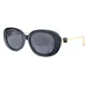 Lunettes de soleil Rétro Small Frame pour femmes Luxury Vintage Pearl Decoration Y2K Sun Glasses Shades UV400 Eyeglass