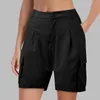 Shorts femminile da donna SADIE ORGANO BASSE CASSO CASUN ALLA COLORE SOLID CAMPANTI STRATO PANTANI SIGNITÀ SIMMA ESSERTA ESSERE STRUEGGI