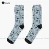 Vrouwen sokken de Saluki High Personalised Custom Unisex volwassen tienerjongeren 360 ° digitale print HD -kwaliteit