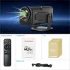 Proiettori Android 11 4K Mini Proiettore WiFi6 HY320 Allwinner H713 390ansi BT5.0 1920 * 1080p Portdoor Portable Projector Aggiornato HY300 J240509