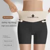 Shaper de barriga de cintura 3 peças/conjunto de calças de segurança shorts de cintura alta shorts femininos