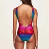 Swims de maillot de bain en une seule pièce imprimé classique en dentelle imprimée en dentelle de maillot de bain pour femmes push up up fleur