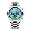 Montre-bracelets LIGE 20024 Top Men Watch Quartz Man Observateurs étanches Luminous pour Date Chronograph Sport Wristwatch