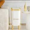 15L Kitchen Standing Trash Can Largecapacity Bin Dustbin Bathroom Bucket Toilet Wastebasket Garbage Office with Lid 240510