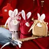 3pcs enveloppe cadeau Pâques Bunny Oeufs sacs bonbons sacs de lapin sacs cadeaux de mariage