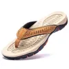 Summer Outdoor Men Slippers PU Flip Flip Flip Beach Chanclas Hombre Playa Tong Homme Infradito Uomo Big Tamaño 48 49 50 51 52