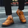 Chaussures décontractées Reetene hommes en cuir de haute qualité Mandons confortables pour hommes faits à la main pour grande taille 38-48 MALAN
