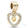 Bijoux Per perlé Gold plaqué amour cloche pendentif Bracelet Collier Accessoires Boutique Designer Bijoux Composants en gros
