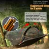 Móveis de acampamento portátil Camping Mosquito Rede de rede ao ar livre Viagens de jardim de penduramento penduradas pendurando choques com toldos de tenda à prova d'água