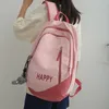 Backpack Fashion Girl College School Bag casual Mulheres simples Pacacs de livros para adolescentes ombro de viagem Mochila Mochila