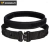 Suporte da cintura Ronin Belt Ronin Belt Tactical Double Metal Snake Buckle Liberação rápida cinturões