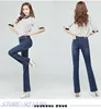 Jeans para mujeres Promoción de alta calidad Summer Fina delgada Medina de la cintura Mid de las mujeres Cortes de moda Bode Bottin Pantalones Pantalones