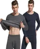 Termal Uzun Johns Erkekler için İç Mekan Sıradan iç çamaşırı Sıcak Kış Sonbahar Tutun Termal İç Çamaşır Takım Takım Elbise Men için 2110223728952