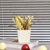 Dekorativa blommor 1 st 20 cm (h) Simulerad skumpärlvete vete krukväxter vardagsrumskontor och el inomhusblommor arrangemang