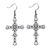 dangle earrings 1pair cross for women 2024トレンドアクセサリージュエリーサプライフックサイズ18x19mm