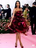 Celebrity Evening Jurk afstuderen feestjurk 2024 Met Gala Flower Kendal Jenner Kim Kardashian Kylie Jenner Korte jurk uit schouder