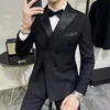 #1 Designer Fashion Man Pak Blazer Jackets Lagen voor mannen Stylist Letter Borduurwerk met lange mouwen Casual Party Wedding Suits Blazers M-3XL #84