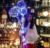 Balloon With 315inch Stick 3M String Balloon LED Light Christmas Halloween Birthday Balloons Party Decor Bobo DHL 5285443