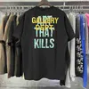 Тенденция высококачественная галле-дапт-рубашки дизайнер дизайнер футболка Fashion Art Kills Fulted Печать футболка с короткими рукавами для мужчин и женщин с настоящим логотипом