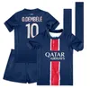 24 25 Paris Mbappe #7 Soccer Jerseys Hakimi Home Away Stadium 2024 2025 Psges Ugarte Maillots de Football Shirt Marquinhos Match Lee Kang In Uniform Kids Kit