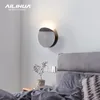 Lampada da letto a muro Luce a LED LED con interruttore di ricarica USB EL EL LIGHTING ALLUMINUM E ACRILICO AC90-260V