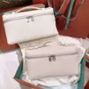 Loro -Einkaufstaschen LP Designer -Tasche Piana Make -up Handtasche echte Lederhandtaschen Leinwand Strauß gestrandet zwei Wege Schulterkreuzkörper