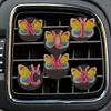 Interior Decorations Fluorescent Letter Butterfly Cartoon Car Air Vent Clip Outlet Clips Freshener Per Conditioner Drop Delivery Otoq8