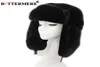 Cappello da bombardiere di Purmere per donne russo Ushanka Black Trapper Cappello femmina orecchie da sci inverno caldo Gorros Mujer Invierno7752428