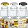 Dinware Mini Party Supplies Wedding Geschenken Honingflessen Container met deksels glazen potten