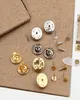 100sets Copper Metal Holder Brooch Pins Badge Brooch Base Base Patrest for DIY Bijoux Making2402276