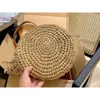 Ysllbag 23ylsy New Beach Bag Rattan Casual Capacidade Totes Designer Wicker Woven Women Bolsa Bolsas Summerbeach Bali Squilhas de palha