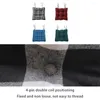 Kissenstuhl Polyesterpolster Gitter fester Farbe warmer weicher Boden mit Krawatten Nicht-Klima-Rückenlehne für die Heimdekoration
