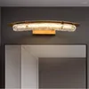 مصباح الجدار الحديث النحاس الحمام مرآة الأضواء الذهب LED SCONCE الإضاءة الديكور غرفة نوم