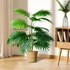 Fiori decorativi foglia di palma tropicale grande albero senza pentola grandi piante artificiali in plastica pianta finta casa giardino da soggiorno da soggiorno
