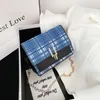 Shoulder Bags Women's Bag 2024 Plaid Square Grid Messenger Crossbody Flow Fairy For Women Summer