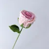 Dekorativa blommor DIY virkning Rose Bouquet Single Stick Home Table Decoration Wedding Artificial Flower Floral