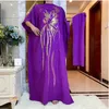 Etnische kleding Ramadan Dubai Abaya mode hijab lovertjes jurk moslim voor vrouwen bescheiden gewaad kabine kalkoen kaftan arabische islamitische kleding t240510
