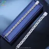 13 Mm Infinite Cuban Link Chain Vvs Diamond Moissnaite Chain S925 Silver Gold Plated Hip Hop Fine Jewelry Necklaces