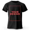 Drukuj na żądanie 100% bawełniana koszulka dla mężczyzn Kobiety Niestandardowy projekt DIY DTF*A3 240429