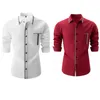 Mode de vêtements d'été de haute qualité Plus chemises pour hommes à manches longues Blouse décontractée à manches longues pour les hommes Shirts décontractés Hawaii Beach Seaside Summer