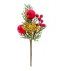 Декоративные цветы клубничные искусственные рождественские сосновые ветви с красными ягодными деревами