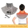 Elektrische Schulterhalskissen beheizte Therapie Massage Schwingungsschal