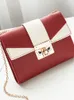 Evening Bags Women's Small Square Bag 2024 Korean Fashion Style Satchel With Contrast Pouch Cute Phone Coin Crossbody