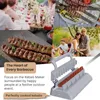 Tools Plastic Manual Kabob Maker BBQ Skewer Make ROutdoor Cooking Picnic Kitchen Accessories