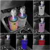 Other Interior Accessories Luxury Diamond Car Diffuser Humidifier With Led Light Air Purifier Aromatherapy Freshener Drop Delivery Aut Otked