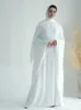 民族服ラマダン・イード・キマール・アバヤセットトルコイスラムイスラム教徒セットドレス祈りの祈りの服アフリカンドレス