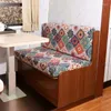 Tampas de cadeira 2 PCs/set Floral Impresso RV Dinette Alfâncias elásticas de sofá sem braço spandex campista de bancada de bancada de banco