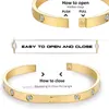 CRATREE 1to1 Original Luxusarmband Frauen Gold Armband 14K plattierte Freundschaft Liebesquadrat