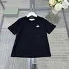 Popular baby T-shirt kids designer clothes Black and white two colors girls Short Sleeve Size 100-160 CM boys tees summer child tshirt 24May